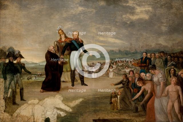 Alexander I Crowned King of Poland, 1815-1825. Creator: Michal Stachowicz.