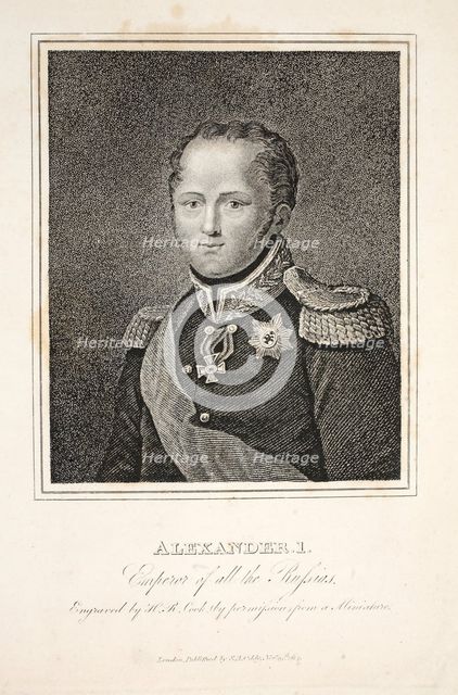 Alexander I, Emperor of all the Russians, 1814.