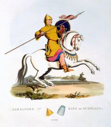Alexander I, King of Scotland (1824). Creator: Unknown