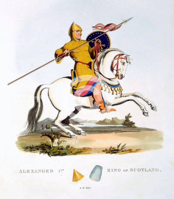 Alexander I, King of Scotland (1824). Creator: Unknown.