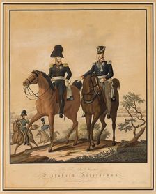 Alexander I of Russia and Frederick William III of Prussia on horseback