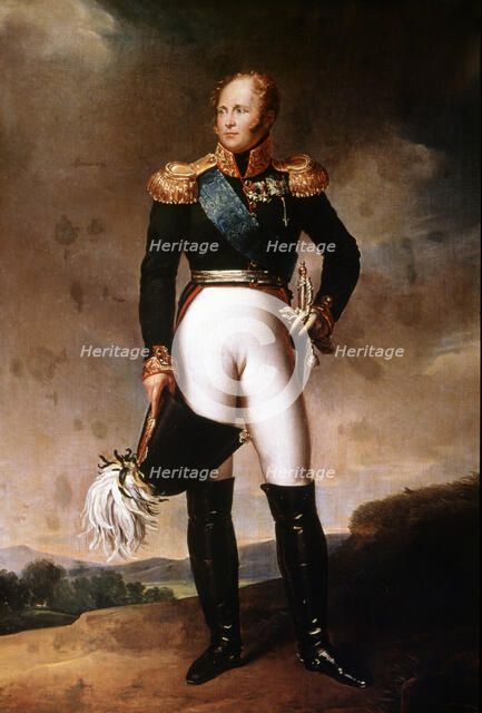 Alexander I, Tsar of Russia (1777-1825).