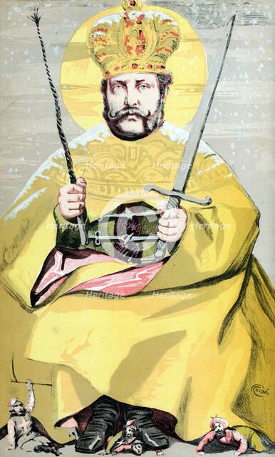 Alexander II (1818-1881), Tsar of Russia from 1855, 1869. Artist: Coide