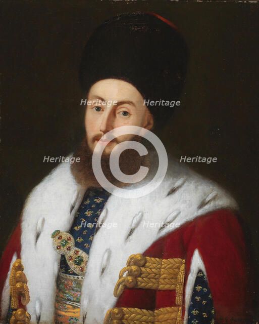 Alexander II Mavrocordatos Firaris (1754-1819), Prince of Moldavia, c. 1800. Creator: Anonymous.