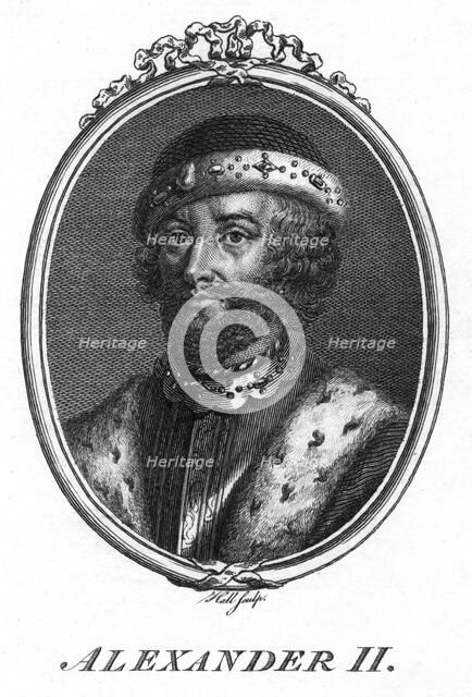 Alexander II, King of Scotland.Artist: Hall