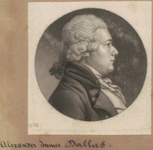 Alexander James Dallas, 1801-1803. Creator: Charles Balthazar Julien Févret de Saint-Mémin