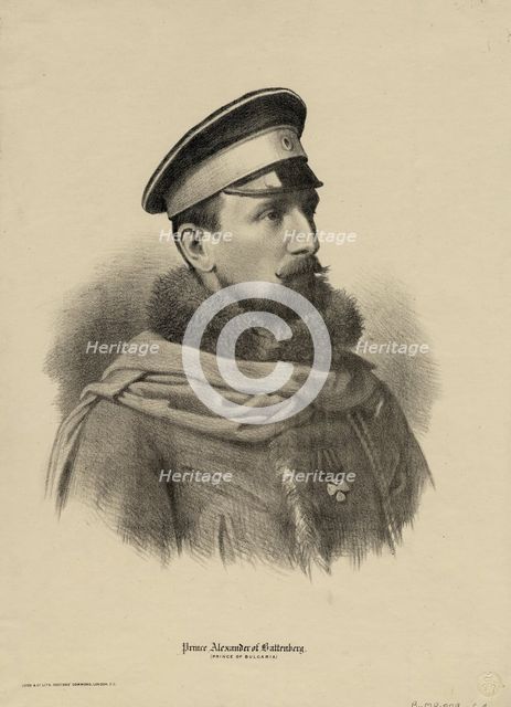 Alexander Joseph (1857-1893), Prince of Bulgaria, 1880. Artist: Anonymous  