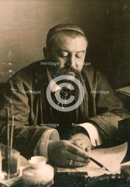 Alexander Kuprin, Russian author, early 20th century. Artist: Karl Karlovich Bulla