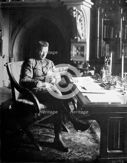 Alexander Kerensky, Prime Minister of the Russian Provisional Government, Russia, 1917.  Artist: Anon