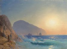Alexander Pushkin in the Crimea. Creator: Aivazovsky, Ivan Konstantinovich (1817-1900)