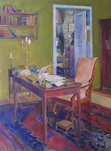 Alexander Pushkin's study at the Mikhaylovskoye estate, 1950