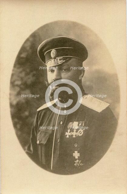 Alexander Pavlovich Kutepov (1882-1930) , 1919-1920. Creator: Anonymous.