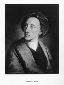 Alexander Pope, English poet, (19th century)