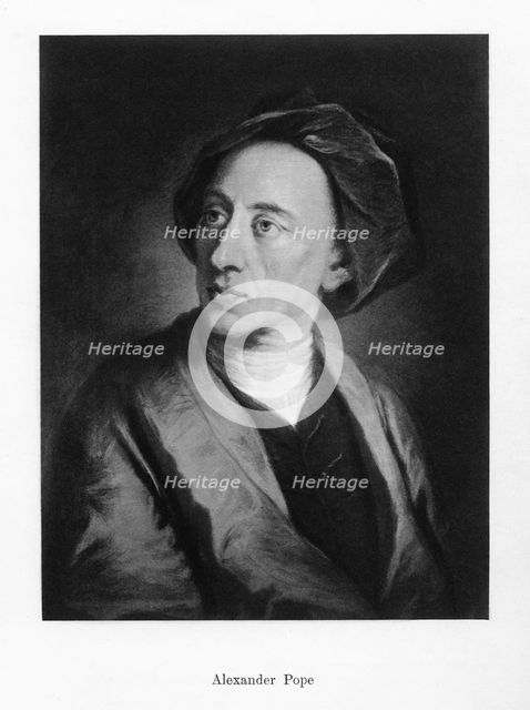 Alexander Pope, English poet, (19th century). Artist: Unknown