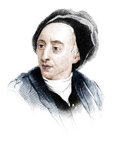 Alexander Pope, English poet of the early eighteenth century, (c1850)