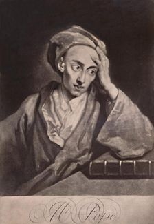 Alexander Pope, English poet and satirist, c1732 (1894). Artist: George White