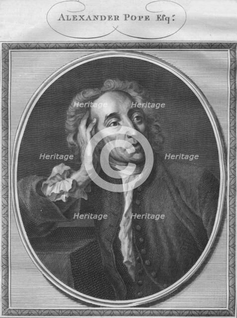 'Alexander Pope Esq.', 1785. Creator: Unknown.