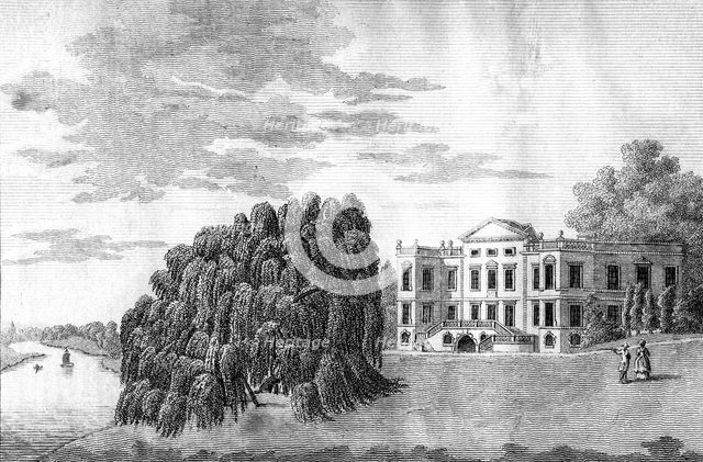 Alexander Pope's villa at Twickenham, London, 1807.Artist: Cary