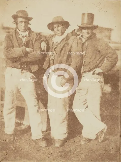 Alexander Rutherford, William Ramsay and John Liston, 1843-1848. Creator: Hill & Adamson.