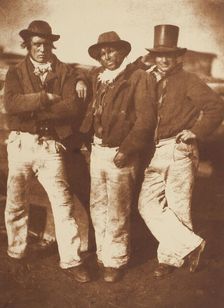Alexander Rutherford, William Ramsay, and John Liston, Newhaven, 1843/47, printed c. 1916. Creators: David Octavius Hill, Robert Adamson, Hill & Adamson