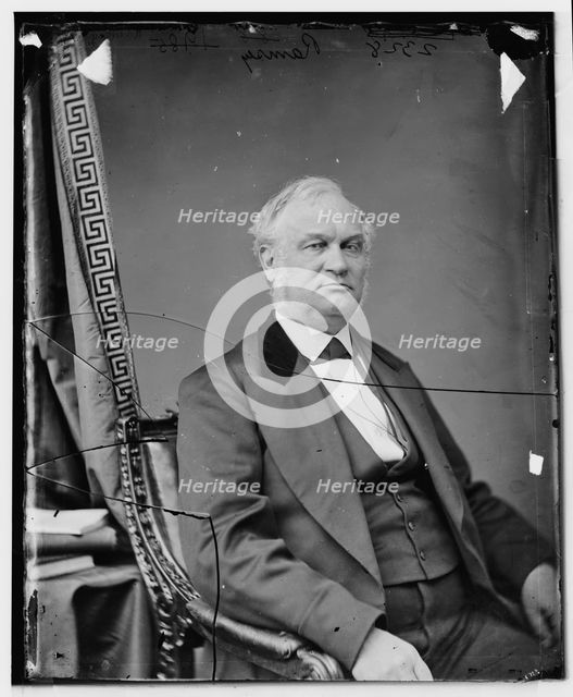 Alexander Ramsey, between 1860 and 1875. Creator: Unknown.