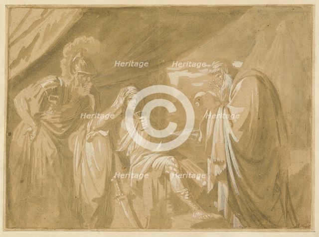 Alexander's Confidence with his Physician Philip, c.1770. Creator: Benjamin West.
