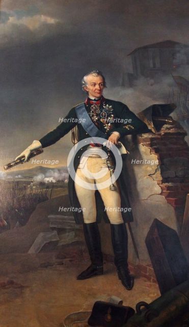 Alexander Suvorov, Russian general, (1833). Artist: Nicolas-Sébastien Frosté