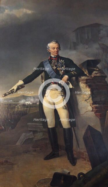 Alexander Suvorov, Russian general, (1833). Artist: Nicolas-Sébastien Frosté