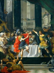 Alexander the Great Threatened by His Father, probably 1700/1705. Creator: Donato Creti