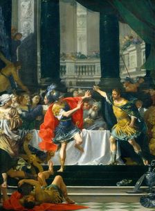 Alexander the Great Threatened by His Father, probably 1700/1705. Creator: Donato Creti