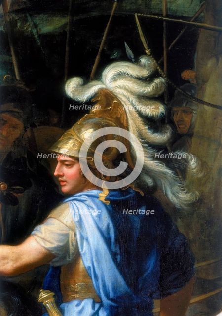 Alexander the Great (Alexander and Porus, Detail), 1673. Artist: Le Brun, Charles (1619-1690)