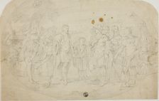 Alexander the Great and King Taxiles, c. 1615. Creator: Unknown