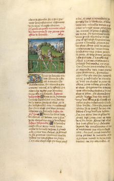 Alexander the Great and King Porus in Battle; Miroir Historial, about 1475. Creator: Unknown