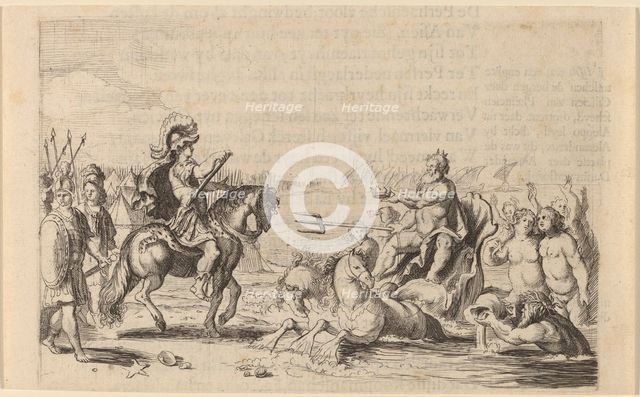 Alexander the Great and Neptune, 1634. Creator: Willem Basse.