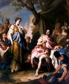 Alexander the Great and Roxana, 1756. Creator: Pietro Rotari