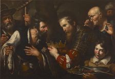 Alexander the Great appoints Abdalonymus as King of Sidon, c1616-1617. Creator: Strozzi, Bernardo (1581-1644)