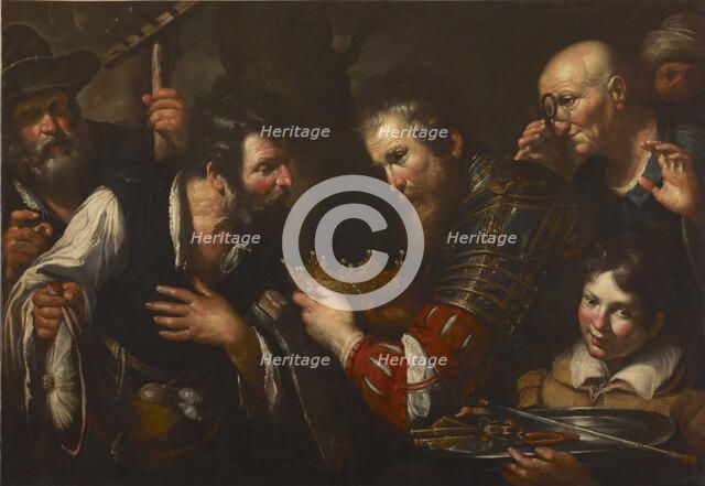 Alexander the Great appoints Abdalonymus as King of Sidon, c1616-1617. Creator: Strozzi, Bernardo (1581-1644).