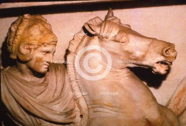 Alexander the Great fights the Persians, 4th century BC. (20th century). Artist: Unknown.