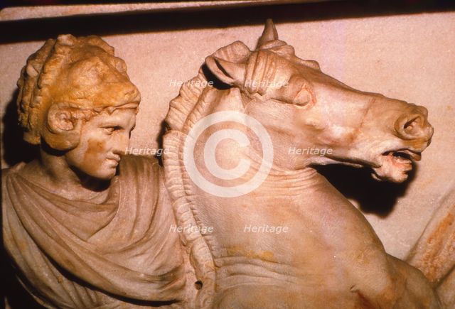 Alexander the Great fights the Persians, 4th century BC. (20th century). Artist: Unknown.