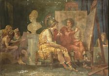 Alexander the Great in the Workshop of Apelles, 1792. Creator: Giuseppe Cades