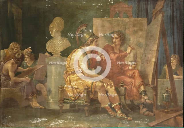 Alexander the Great in the Workshop of Apelles, 1792. Creator: Giuseppe Cades.
