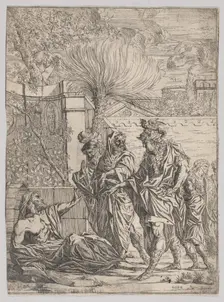 Alexander the Great meeting Diogenes, ca. 1580-1640. Creator: Anon