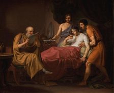 Alexander the Great on his Sickbed, 1806. Creator: CW Eckersberg