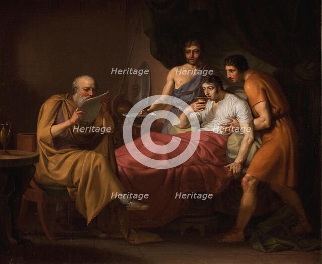 Alexander the Great on his Sickbed, 1806. Creator: CW Eckersberg.