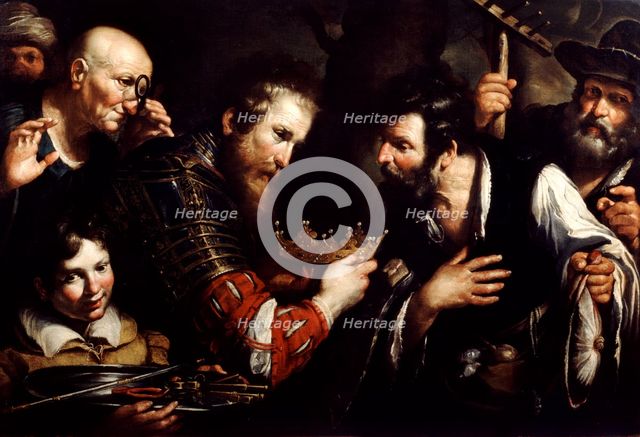 'Alexander the Great Restoring the Throne Usurped by Abdolomino', 17th century. Artist: Bernardo Strozzi