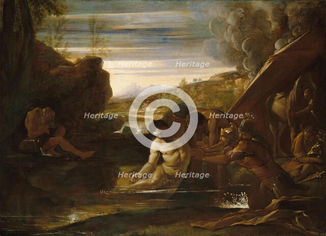 Alexander the Great Rescued from the River Cydnus, ca. 1650. Creator: Pietro Testa.