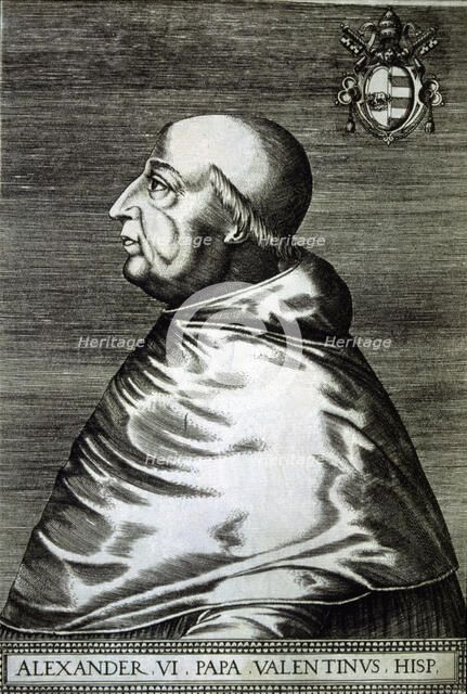 Alexander VI, Rodrigo Borgia (1431-1503) Pope of the Catholic Church.