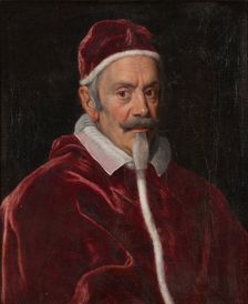 Alexander VII, 1599-1667, Pope, late 17th-early 18th century. Creator: Giovanni Battista Gaulli Baciccio