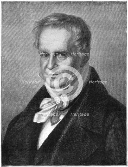 Alexander von Humboldt, Prussian naturalist and explorer, (1900). Artist: Unknown