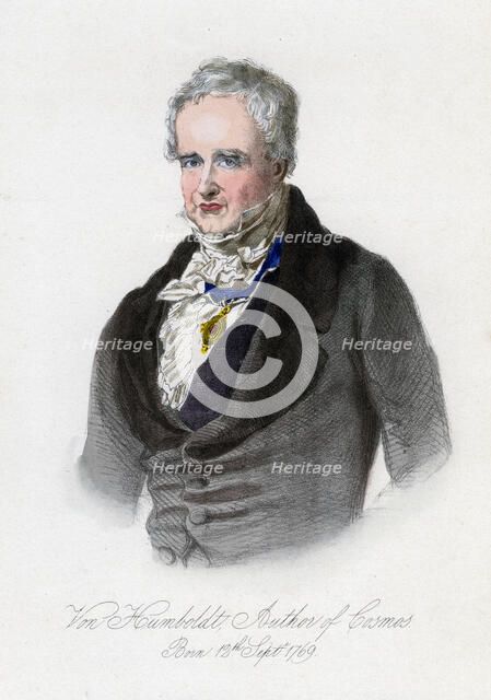Alexander von Humboldt, Prussian naturalist and explorer, (c19th century). Artist: Unknown
